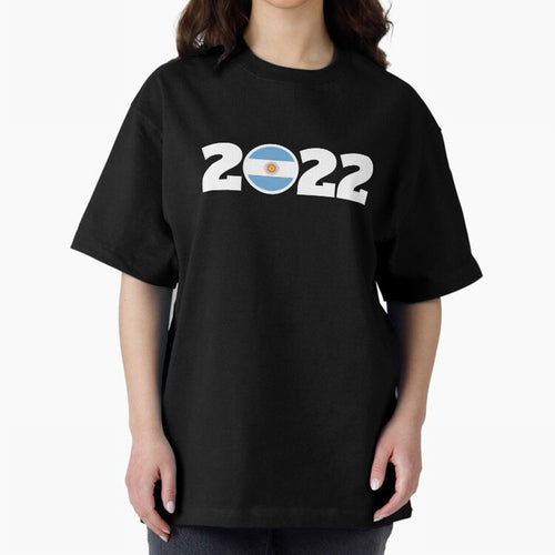 Argentina 2022 World Champions Three Stars Oversized T-Shirt Join the Global Buzz around the FIFA World Cup 2026 Journey through Cristiano Ronaldo Highlights, Portugal Pride, Retro Football Energy, Iconic Rivalries, Trophy Chase Drama and Stadium