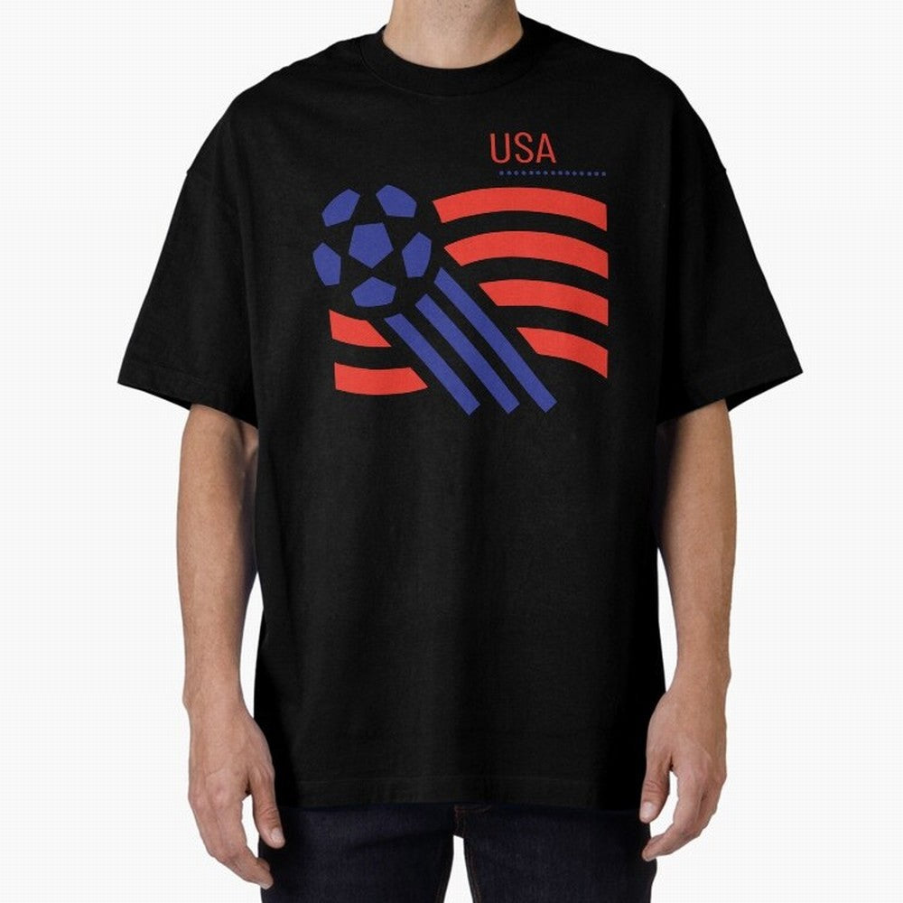 USA Soccer 2026 -Fan Design Oversized T-Shirt Treasure Match Day Hype around FIFA World Cup 2026 Group Stage, CR7 and Messi, England, Championship Spirit, Famous Goals, Roaring Crowds and International Football Unity; Ideal for Fans Who Follow