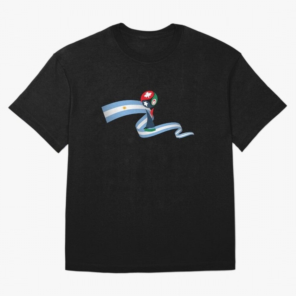 World Cup 2026 Team Argentina Oversized T-Shirt Feel FIFA World Cup 2026 USA Canada Mexico Connected to Haaland and Mbappe, Argentina and Brazil Energy, Football History, Final Match Energy, Crowd Noise and Once in a Lifetime Moments; Ideal for