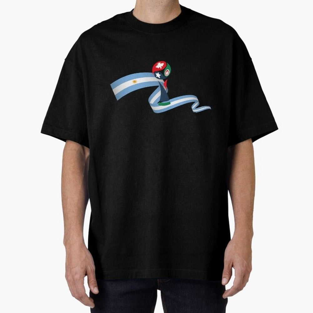 World Cup 2026 Team Argentina Oversized T-Shirt Feel FIFA World Cup 2026 USA Canada Mexico Connected to Haaland and Mbappe, Argentina and Brazil Energy, Football History, Final Match Energy, Crowd Noise and Once in a Lifetime Moments; Ideal for
