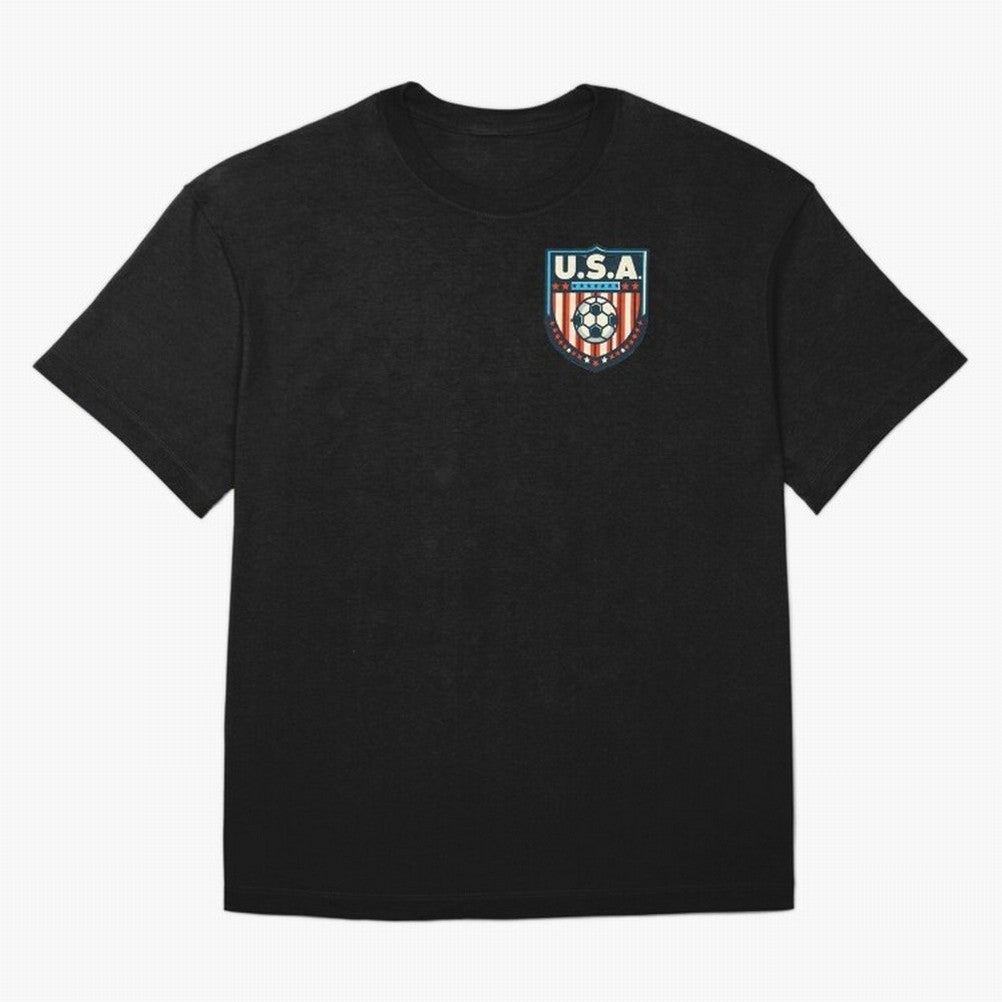 U.S.A Retro Style World Cup 2026 Oversized T-Shirt Honor Champions and Dreams in FIFA World Cup 2026 Group Stage Spirit, Celebrating Brazil, Portugal and Argentina, Mbappe and Neymar, Supporter Pride, Iconic Celebrations, Legendary Names and Global